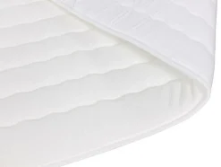 Lit continental Baltimore 158, Double, Bleu, Tissu, Disponible