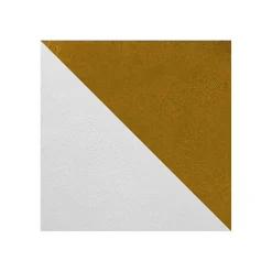 Lit continental Baltimore 170, Unique, Jaune, Faux cuir, Disponible