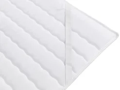 Lit continental Baltimore 152, Double, Vert, Tissu, Disponible