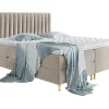 Lit continental ComfiDream 156, Double, Brun clair, Tissu, Disponible