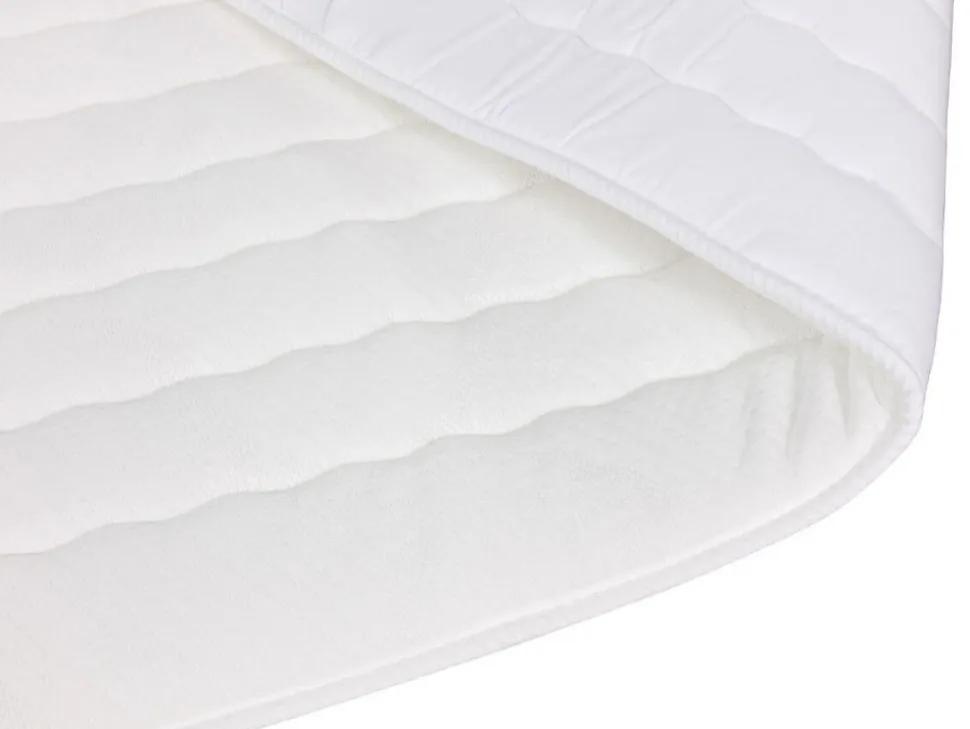 Lit continental Memphis 103, Double, Gris, Tissu, Disponible