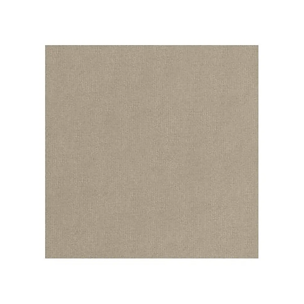 Lit continental Memphis 142, Unique, Brun clair, Tissu, Disponible