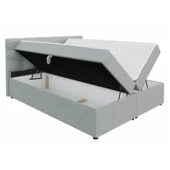 Lit continental Memphis 115, Double, Vert, Tissu, Disponible