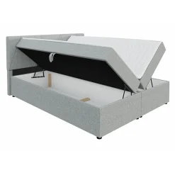 Lit continental Memphis 116, Double, Vert, Tissu, Disponible