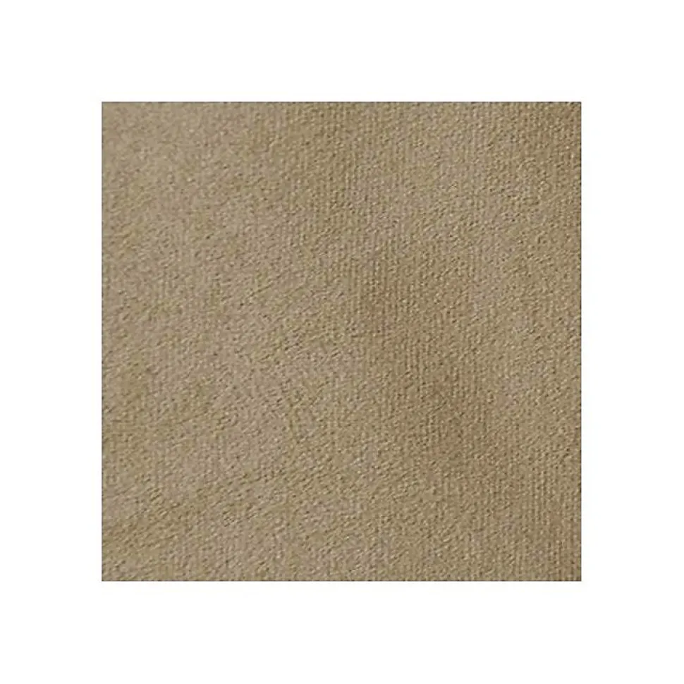 Lit continental Pomona 112, Double, Brun clair, Tissu, Disponible