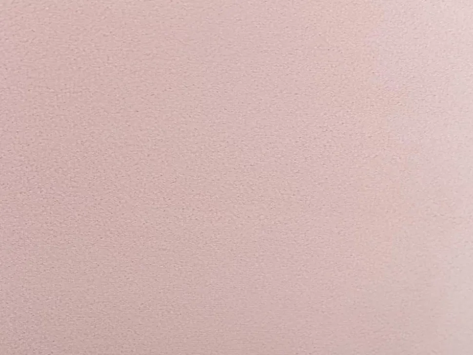 Lit coquillage 140 x 190 cm - Velours - Rose - LIVAYA