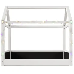 Lit de jour rembourré 90x200 cm, éclairage LED - beige