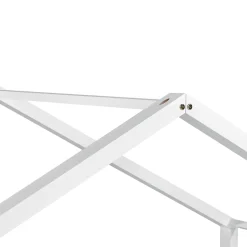 Lit D'enfant Design Maison Vardoe Pin 90 X 200 Cm Blanc Mat en.casa