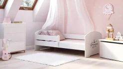 Lit d'enfant LUK avec balustrade 140x70 Princesse