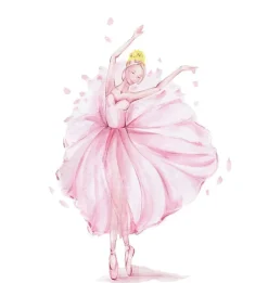 Lit d'enfant LUK avec barreaux 160x80 Princesse en couronne