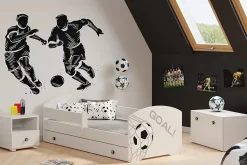 Lit d'enfant LUK avec tiroir et tringle 140x70 GOL