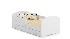 Lit d'enfant LUK avec tiroir et barreaux 160x80