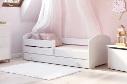 Lit d'enfant LUK avec tiroir et barreaux 160x80