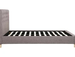 Lit double "Emmy" - 140 x 190 cm - Taupe