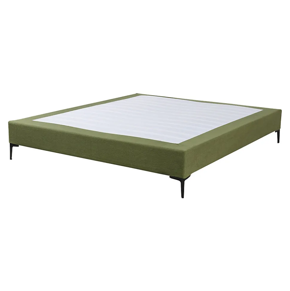 Lit double Lilla 160 x 200 cm vert en.casa