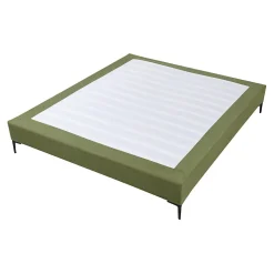 Lit double Lilla 160 x 200 cm vert en.casa