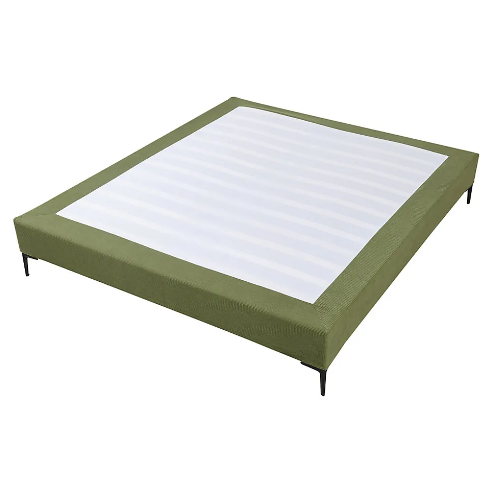 Lit double Lilla 160 x 200 cm vert en.casa