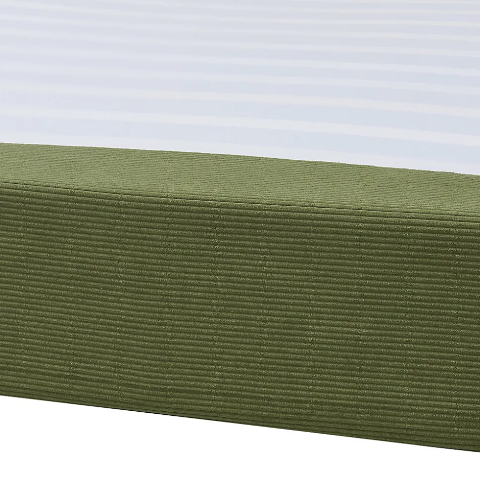 Lit double Lilla 160 x 200 cm vert en.casa