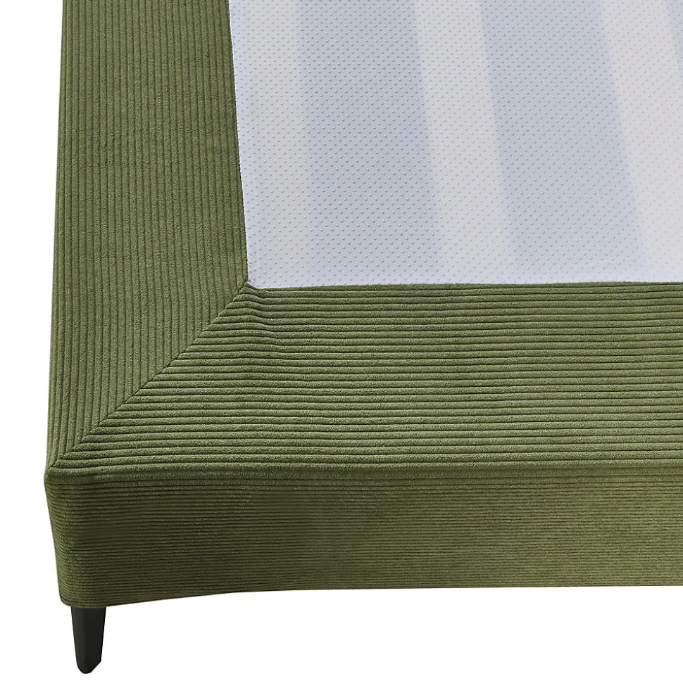 Lit double Lilla 160 x 200 cm vert en.casa