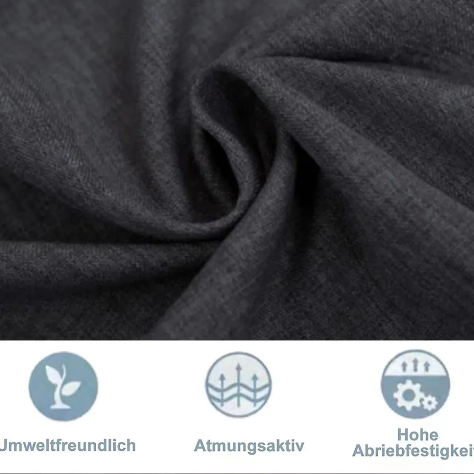 Lit Double Rembourré 160x200cm, Cadre de lit avec LED et Prise USB, sommier à Lattes, Gris