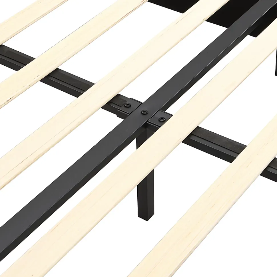 Lit Double 160x200 cm - Lit Double Rembourré avec Tête Boutonnée et Sommier - Velours - Sans Matelas - Gris