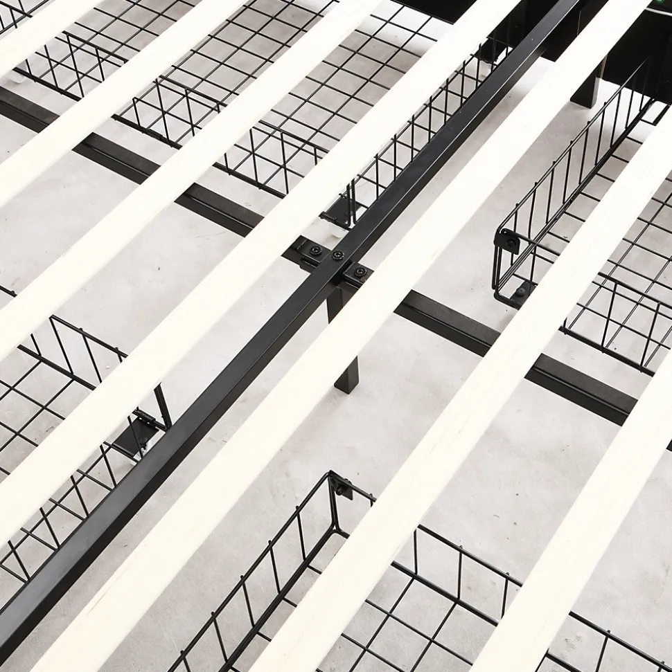 Lit double 140x200 cm, LED, 4 tiroirs, tête de lit avec USB, tissu lin gris