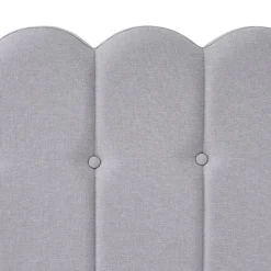 Lit Double 160x200cm USB C Rangement Gris Lin Blackcolors