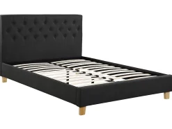 Lit "Emmy" 160 x 200 cm Gris foncé