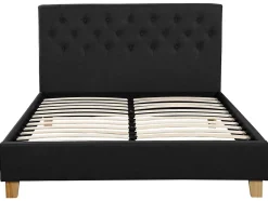 Lit "Emmy" 160 x 200 cm Gris foncé