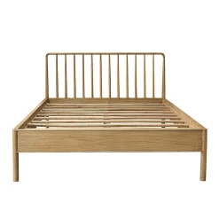 Lit en bois massif 160 cm avec sommier