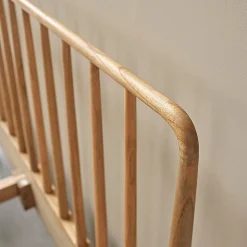 Lit en bois massif 160 cm avec sommier