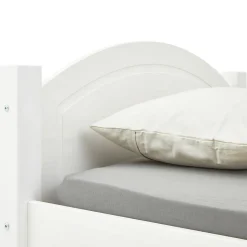 Lit en pin FLIMS, 90 x 200 cm, lasuré blanc