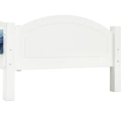 Lit en pin FLIMS, 90 x 200 cm, lasuré blanc