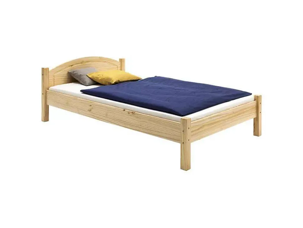 Lit en pin MARIE, 100 x 200 cm, vernis naturel