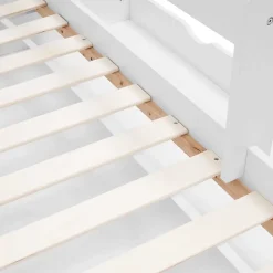 Lit enfant 80 x 160 cm LILIA 1 tiroir de rangement avec sommier et barrières