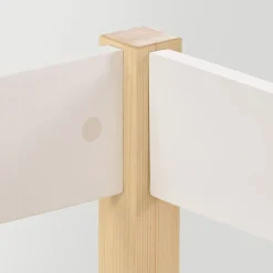 Lit enfant 90 x 200 cm, tiroirs, pin massif, blanc Blackcolors