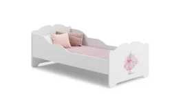 Lit enfant ANNA avec matelas 160x80 Princesse en couronne