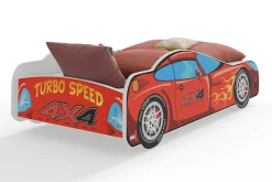 Lit enfant auto 4x4 140x70 multicolour