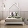 Lit enfant LIZ 90 x 190 cm en pin massif - Blanc