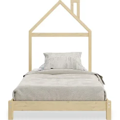 Lit enfant LIZ 90 x 190 cm en pin massif - Coloris naturel