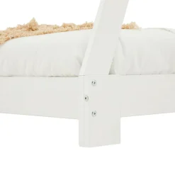 Lit enfant tipi ELIN, 90 x 190 cm en pin massif lasuré blanc