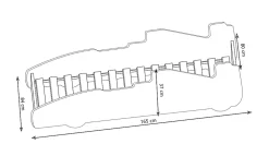 Lit enfant voiture formula 1 bleu et noir avec matelas et sommier inclus