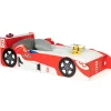 Lit enfant voiture formule 1 TEDDI 70 x 140 CM rouge