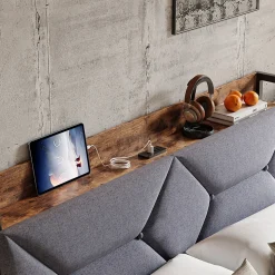 Lit Ergonomique, 140x200, Avec Rangement