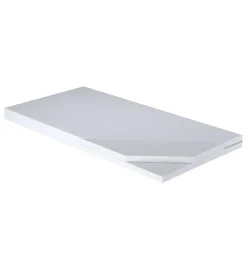 Lit gigogne blanc FIONA avec sommier et matelas - Princesse rose - 2 x 160 cm x 80 cm