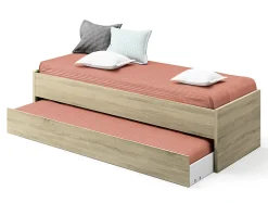 Lit gigogne coloris Cambrian - Hauteur 54 x Longueur 202 x Profondeur 97 cm