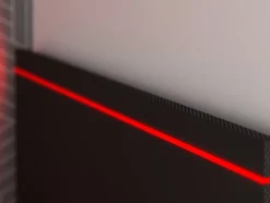 Lit gigogne gamer2 x 90 x 200 cm - Avec bureau - LEDs - Anthracite et rouge + Sommier - VOUANI