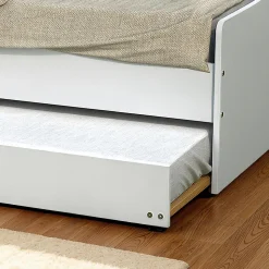 Lit gigogne SWEET 90x190 + 2 sommiers + 1 tiroir-lit / Blanc