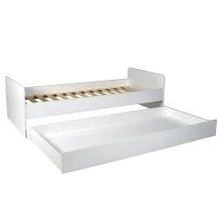 Lit gigogne 90x200 cm BALI / Blanc