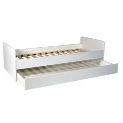 Lit gigogne 90x190 cm BALI / Blanc